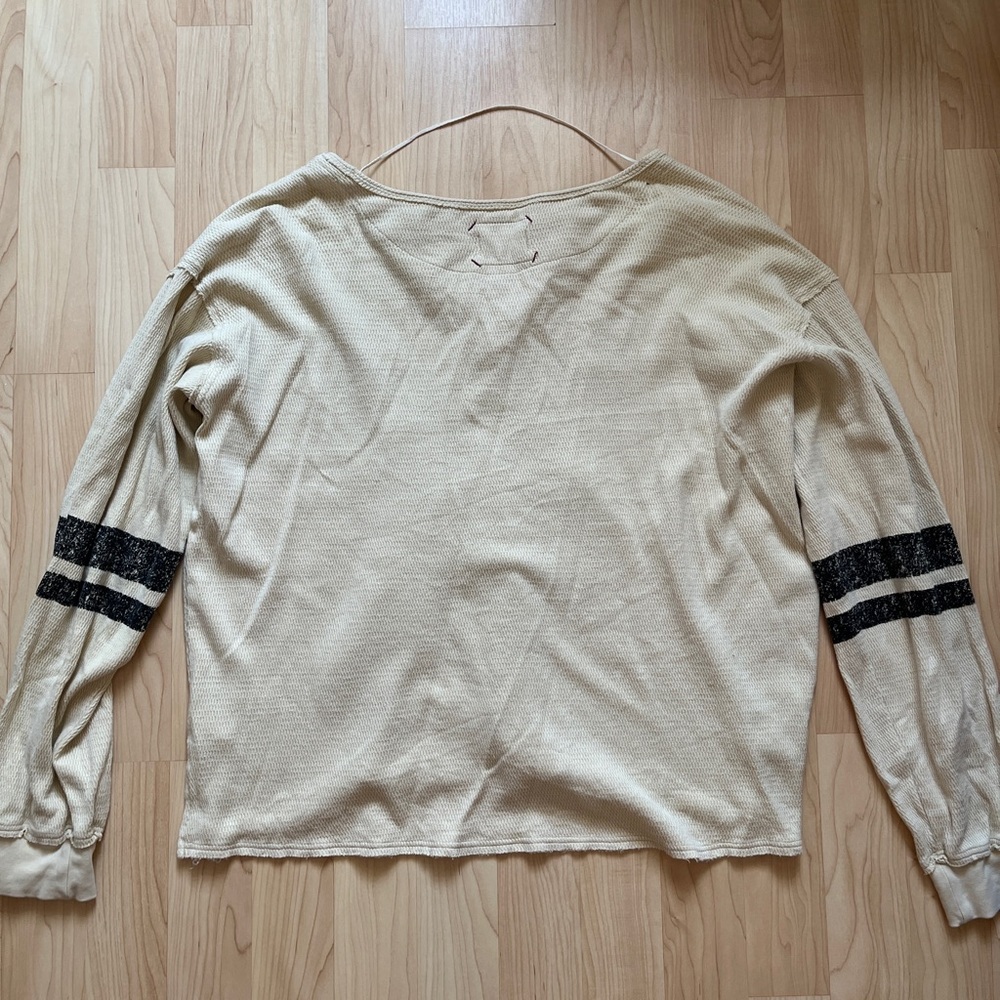 Free People Graphic Waffle Long Sleeve - Picture 4 of 4